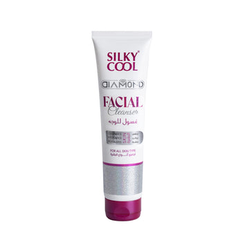 Silky Cool Diamond Facial Line –  Skincare for Radiant, Refined Skin - Cleanser, Scrub, Toner, Massage Cream & Mask (Each Sold Separately)